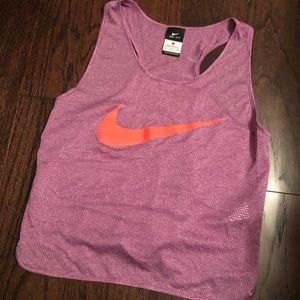 Nike Dri Fit Purple/Coral workout Tank Small Women